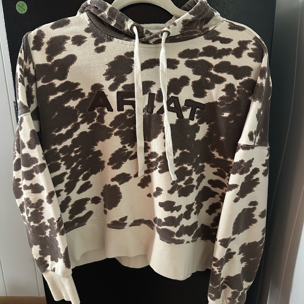 Ariat Cow Print Hoodie